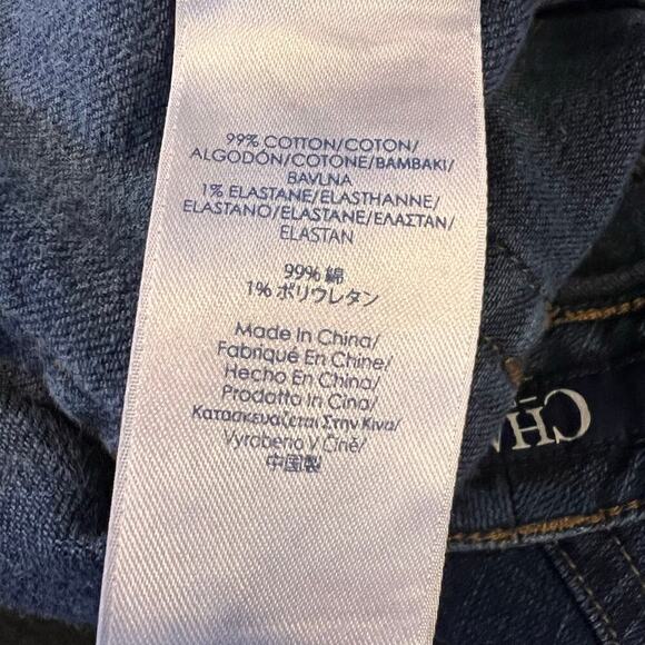 Chaps Womens' Daniella Curvy Straight Leg Slimming Fit Denim Jeans  Size 12 - Picture 8 of 8